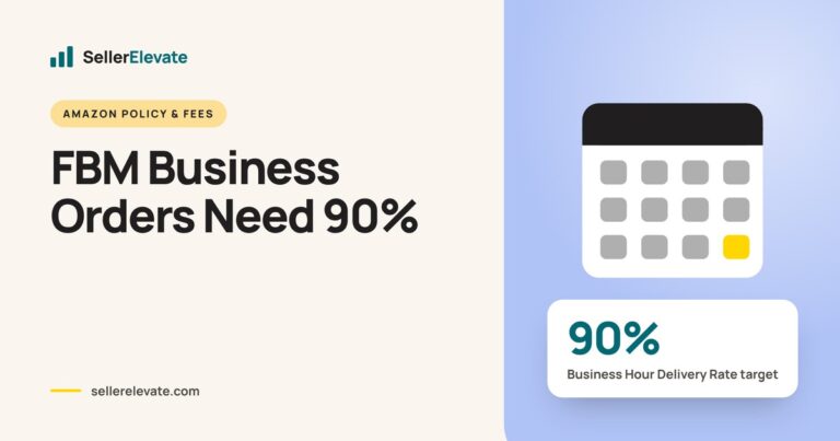 Amazon’s 90% Business Hour Delivery Rate and Tougher SFP Targets