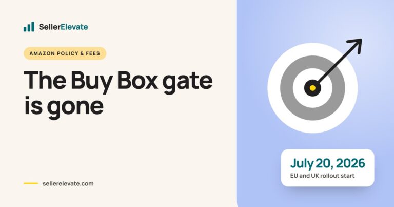 Amazon Removed the Featured Offer Eligibility Gate: What Decides the Buy Box Now