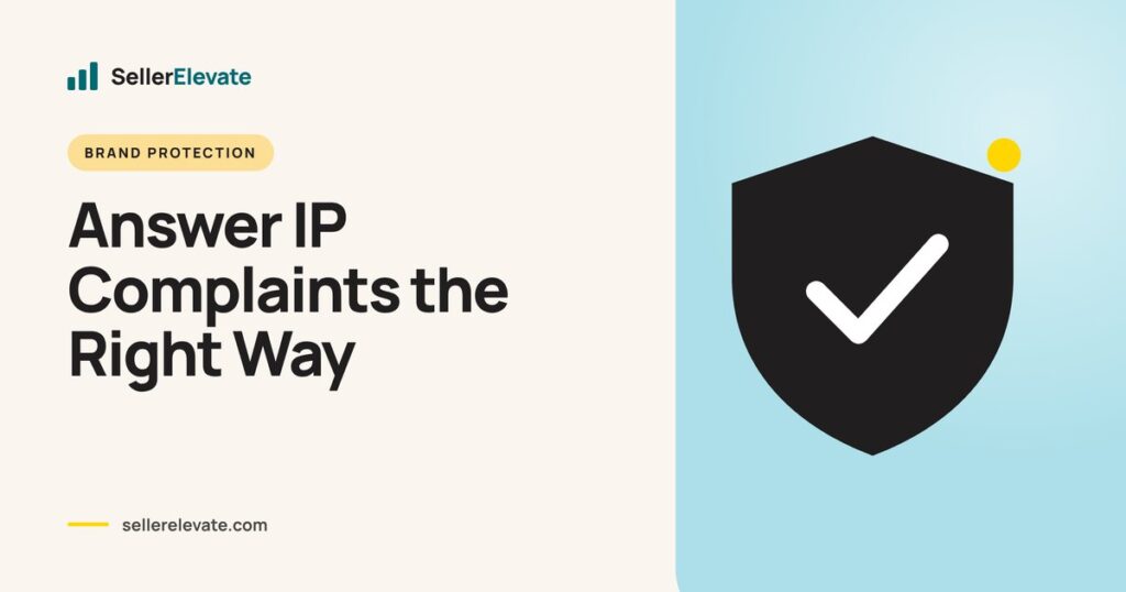 Cover image: responding to an Amazon IP complaint without making the account health problem worse