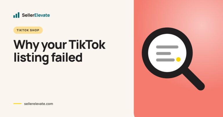 Why Was My TikTok Shop Product Listing Rejected?
